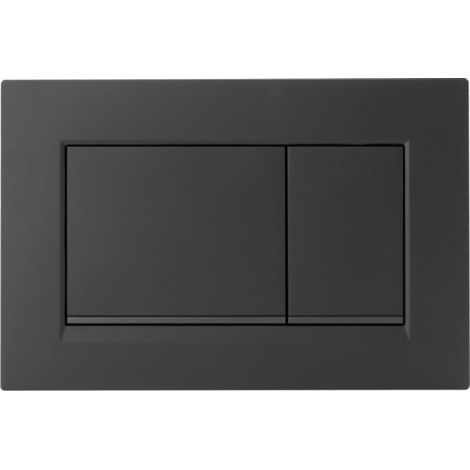 Aiperq – Plaque de commande WC Geberit Sigma 30 – Plastique ABS noir – Double chasse 3/6L – Installation facile sans outil (1/4)