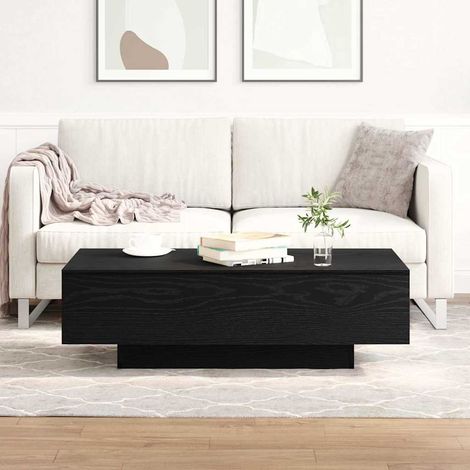 Couchtisch Schwarz Eichen-Optik 100 x 49,5 x 31 cm