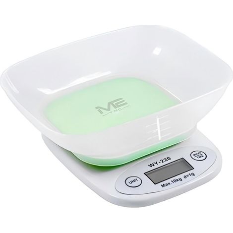 Balança de cozinha com visor LED/bandeja. (1/2)
