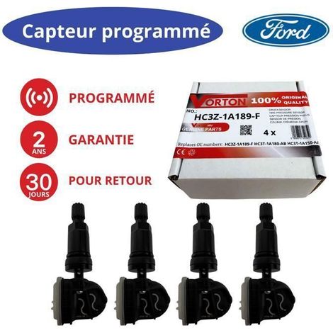 4x Sensori TPMS 433 MHz preprogrammati Ford / Lincoln - HC3Z-1A189 - Fusion, Expedition, Ranger, Navigator