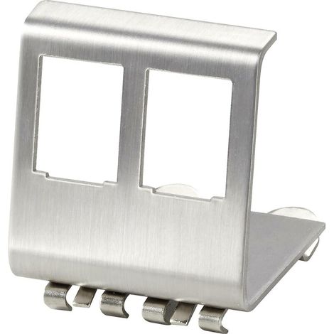 adaptateur pour rail DIN 2x blanc, acier inoxydable A809522 (1/3)