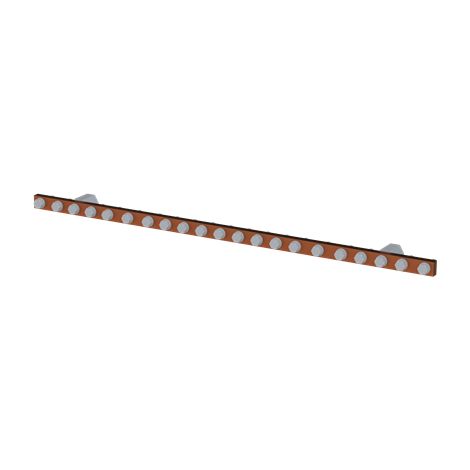SPEE Combi- Jeu de barres plat fileté horizontal 20x10-L800 1SZE980120B0320 ABB QR8HP2010