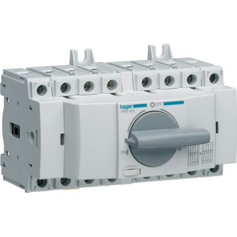 Commutat modulaire 4P 20A - APPAREILLAGE DE TETE HAGER HIM402 (1/2)