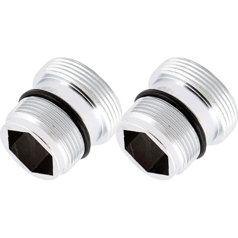 Lot de 2 Connecteur de Robinet en Métal, Adaptateur Robinet Mitigeur, Adaptateurs de Robinet M18 vers M22 Mâle, pour Cuisine et Salle de Bain (1/5)