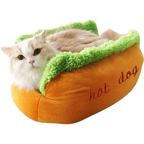 Soothing Dog Bed, Sleeping Bed for Dogs in Winter, Removable Pet