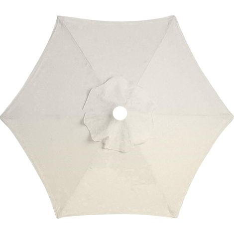 Telo di ricambio per ombrellone da giardino o da patio con 6/8 stecche, 2,7 m/3 m, beige - 3 m, 6 stecche, 2,7 m, 3 m (1/4)