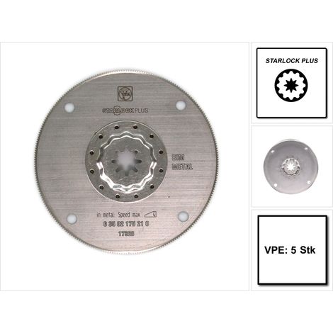 Fein Sägeblatt StarlockPlus SLP rund BIM D100x0,7 mm 5 Stück 63502175230 (1/5)