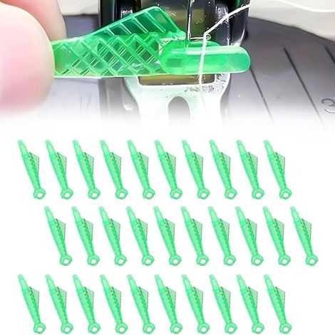 100 Pièces Bouche de Poisson Enfile Aiguille Plastique Enfile Aiguille Machine à Coudre Enfile-Aiguilles pour Couture Enfile Aiguille Couture Main pour la Couture à la Main (1/5)