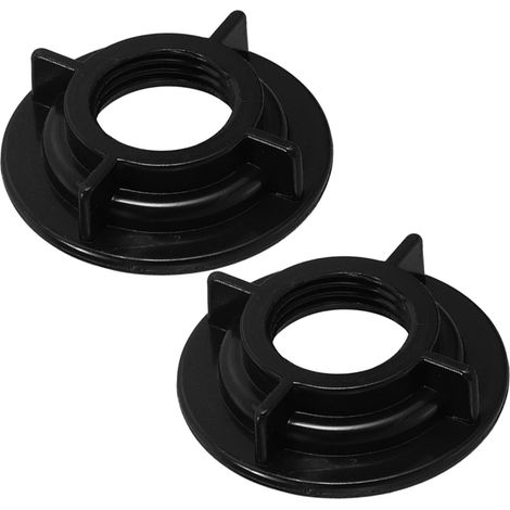 Écrou de Fixation Robinet Évier Noir 4 Points, Lot de 2 Pièces (1/5)