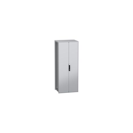 Armadio modulare a pavimento, PanelSeT SFN, acciaio decarbonizzato, piastra, 2000x800x600 mm, 2 porte, IP55 - NSYSFN208602DP