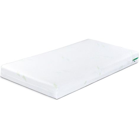 Matelas en mousse à mémoire de forme - noix de coco et aloès 120x60 (12cm) (1/4)