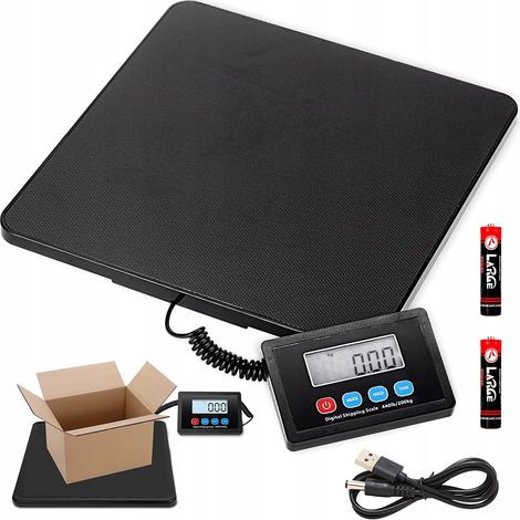 Balance postale pour entrepôt pour résine, plateforme en caoutchouc 200 kg (200 kg 10 g)