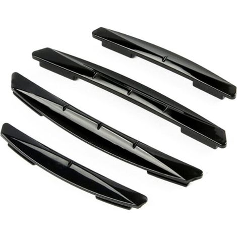 Schwarz – 4-teiliges Set Türschutzleisten, Türschutzleisten, Türschutzleisten, reibungs- und kollisionsbeständiger Schutz (1/5)