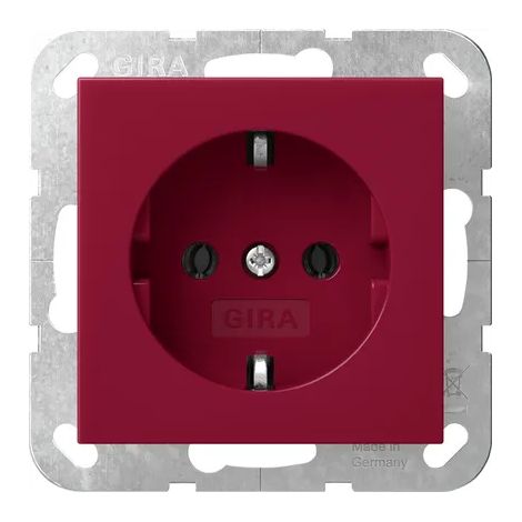 Gira Presa SCHUKO System 55 Rosso [4455108], 4455 108