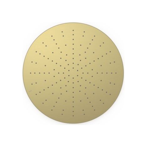 Pommeau de douche encastré au plafond diam 405 mm Cava doré - TRES 13495001CA
