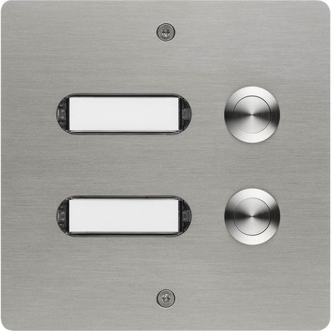 Grothe ETA 502 V2A Piastra di piano, 2UT, AP, Acciaio inossidabile, 55502