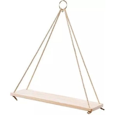 2 pièces de décoration murale suspendue corde support de rangement pot de fleur support de rangement nordique tenture murale moderne simple pendentif (1/5)