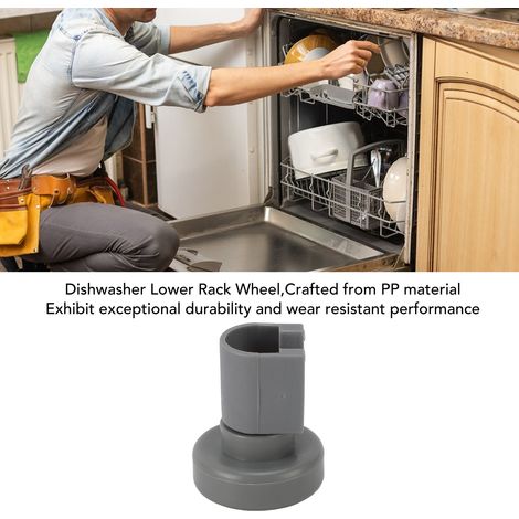 Ortviai Roulettes pour panier inférieur de lave-vaisselle – 4 pièces en PP sans BPA, dimensions 23 x 30 mm, compatibles AEG Favorit Privileg Zanussi (1/4)