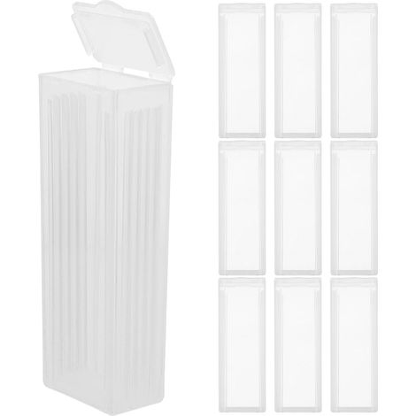 Boîte à Diapositives en Plastique Robuste et Légère pour 20 Lames, Organisateur de Lames de Microscope pour Laboratoires et Hôpitaux (1/5)