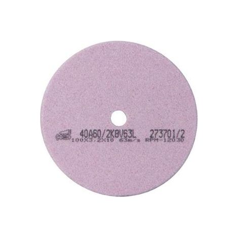 Ribimex – Meule à touret 100 mm – Épaisseur 4,5 mm – Alésage 10 mm – Pour affûtage de chaînes PRS651