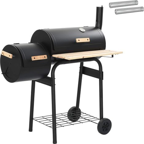 Outdoor Grill 103 x 60 x 113 cm Steel Black vidaXL (1/5)