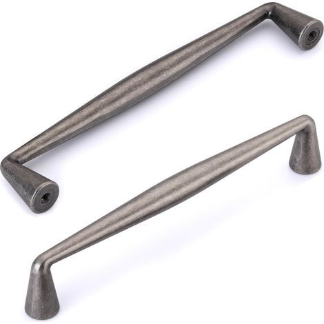 CCYKXA 96mm Kitchen Cabinet Handles, 6 Pieces Antique Silver Kitchen Cupboard Handles, Vintage Furniture Handle, Kitchen Drawer Handles