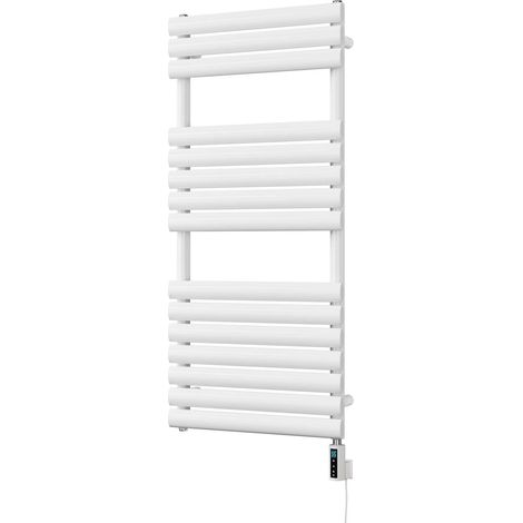 Omeara - White Electric Towel Rail H1120mm x W500mm 600w Thermostatic WIFI (1/3)