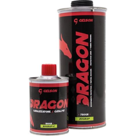 GELSON DRAGON PROTETTIVO FINITURA BUCCIATA KG 0,720 CON CATALIZZATORE KG 0,180 (1/3)