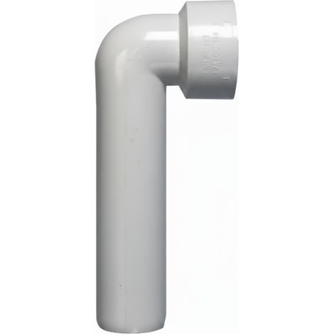 Curva tecnica prolungata 90° Ø40/46 mm in polipropilene grigio per sistema di scarico bamplast pp-tech bampi bswpr0401