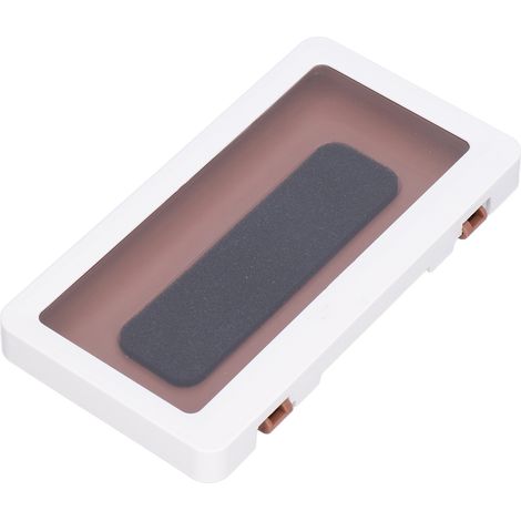 Étui de douche étanche pour téléphone et tablette avec écran tactile, fixation murale, boîte de rangement, étui blanc pour téléphone (avec 1 autocollant) (1/5)