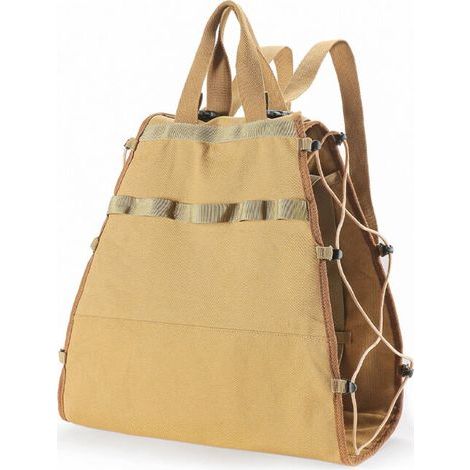 Porte-bûches de bois de chauffage extra-large Support de bois de chauffage en toile imperméable avec bandoulière pour un transport facile,B (1/5)