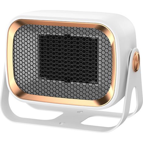 Chauffage d'espace Céramique PTC de 1200W, chauffage rapide, portable, fixable au sol ou au mur, avec thermostat, adapté pour chambres, maisons, bureaux, 2 modes de chauffage