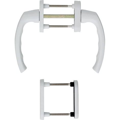 HOPPE® Fenstertürgriffgarnitur Luxembourg 099/66N/U26, Aluminium, 2964268 (1/2)