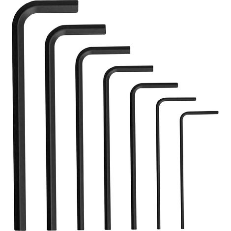 Lot de 7 Clés Hexagonales (0.7-3 MM) Mini Tournevis en L Clef Fine Boîte à Outils Clé Multifonction Outillage Jeu de Clef pour Réparation Maison Vélo Moto Meubles Bricolage (1/5)