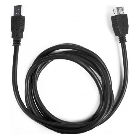 Ekon Type-A 3.0 USB Kabel USB 3.2 Gen 1 (3.1 Gen 1) 1,8 m USB A Schwarz (1/2)