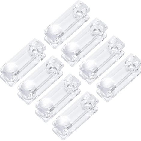 Transparent clip handle, simple clip-on handle for curtain pull cords and cords. (1/5)