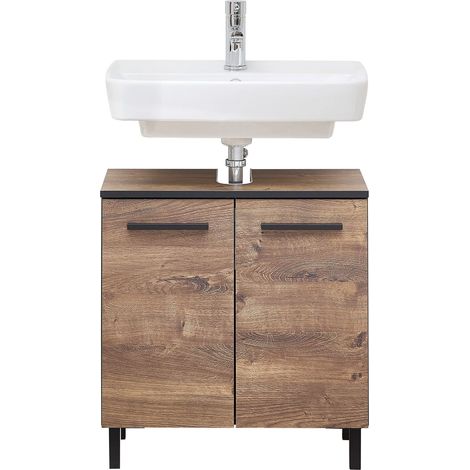Pelipal Quickset 374 - Mobile lavabo in legno di rovere Ribbeck orizzontale NB, 53 x 60 x 33 cm (1/3)