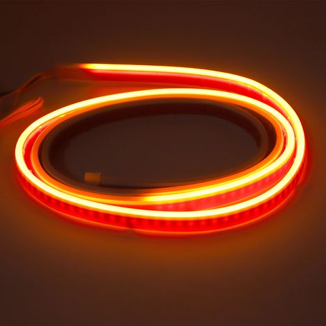 Bande lumineuse de capot de voiture de 1,8 m avec clignotant, 12 V CC, 5 W, étanche, pour feux de jour, SUV et camions (1/5)