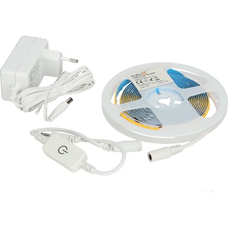 Striscia LED 25W colore caldo 3 metri con alimentatore lumos LED SET CB KBLSTN3MCB Kobi (1/5)
