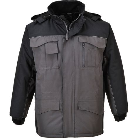 Parka RS Bicolor Negro/Gris 3XL