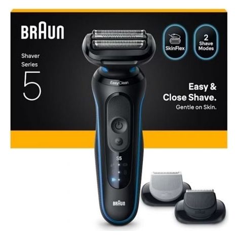Braun Series 5 Electric Shaver for Men with 50 Min Battery Life