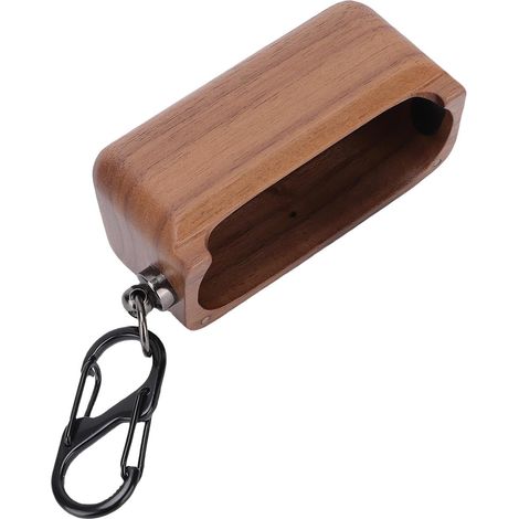 Housse de Protection pour écouteurs Fabriquée à Partir de Bois de Noyer, étui Robuste pour écouteurs Bluetooth Ultra 3e Génération, Design élégant pour Les Voyages (1/5)