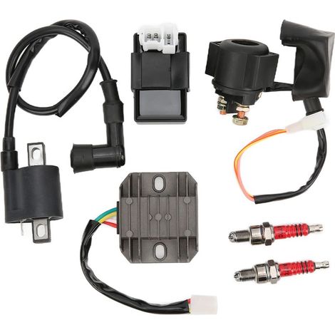 Bobine d'allumage allumeur CDI régulateur Kit de remplacement pour CG150cc 200cc 250cc moteur Vertical chinois ATV. (1/5)