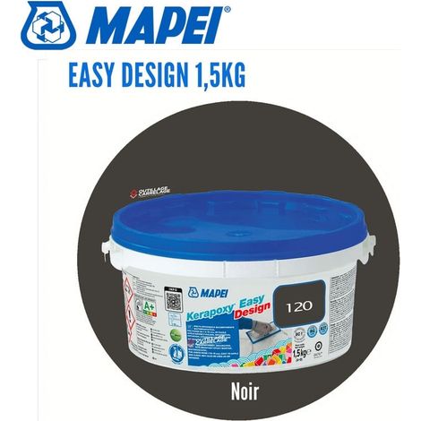Joint époxy Mapei Kerapoxy Easy Design, couleur 120 noir, 1,5 kg