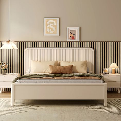 Wolketon Schalldämmung Set mit 1 Akustikplatte in Holzoptik aus MDF 60 x 120 x 2,1 cm Eichenholz