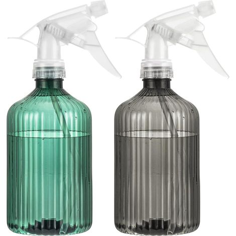 Flacons Pulvérisateurs Vides en Plastique - 2 Pack - Pulvérisateur à Gâchette avec Mode Jet et Brume pour Jardinage, Nettoyage - 500ml (1/5)