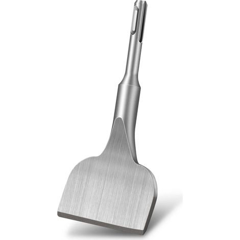 Carrelage SDS Plus, Burin [165x75 mm] Courbure à 15°, Burin Plat Carrelage, Burin à Carrelage Professionnel (1/5)