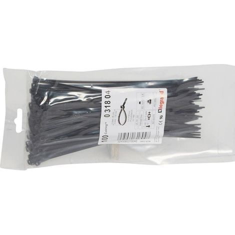 100 colliers Colring noir 3,5X180 LEGRAND 031804