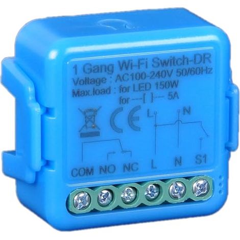 Yueyang Tuya WiFi Smart Switch 220V Relay Dry Contact Remote Control, Door Opener, Pulse Mode (1/5)