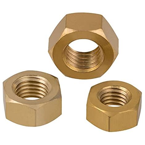 Jeu d'écrous hexagonaux en laiton (M1.4 à M22, 1 50 pièces (1/2)